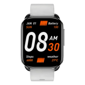 Imagem da oferta Relógio Smartwatch Qcy Watch Gs S6 Bluetooth Ipx8 Cor Cinza