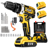 Imagem da oferta Parafusadeira Furadeira 48V 2 Baterias Com Maleta e Acessorios Completo