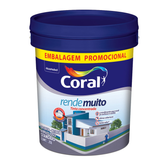 Imagem da oferta Tinta Coral Acrílica Acabamento Fosco Rende Muito Branco Interior E Exterior 20l