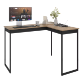 Imagem da oferta Mesa L De Canto Nórdico Para Escritório Moderno Mod: Pier