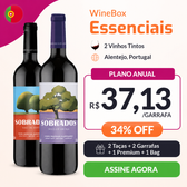 Imagem da oferta Clube Wine Essenciais por R$ 37,12mês no Plano Anual (Duas Garrafas por Mês!)