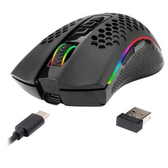 Imagem da oferta Mouse Gamer Sem Fio Redragon Storm Pro RGB 16000 DPI 8 Botões Wireless Preto - M808-KS