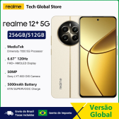 Imagem da oferta Smartphone Realme 12+ 5G 512GB 12GB 120Hz OLED 67W