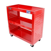 Imagem da oferta Carrinho Fechado para Ferramentas 700 X 350 X 750mm 3 Prateleiras sem Gavetas FORTGPRO-FG6001S