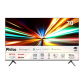 Imagem da oferta Smart TV LED 70" Ultra HD Philco 4K PTV70G2SGSGB Google TV com HDMI USB Wi-Fi Dolby Atmos Dolby Vision e Chromecast inte