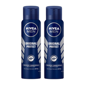 Imagem da oferta Kit Desodorante Nivea Men Antitranspirante Aerossol Original Protect 48h 150ml - 2 Unidades