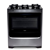 Imagem da oferta Fogão Consul 5 bocas cor Inox com mesa de vidro e grade de ferro fundido - CFS5VAR BIVOLT