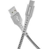 Imagem da oferta Geonav Cabo USB-A para USB-C 1.2 metros nylon trançado resiste até 10 mil dobras carregamento rápido (até 40 W) e tr