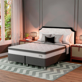Imagem da oferta Cama Box com Colchão Queen Sigma Molas Ensacadas (22x158x198)