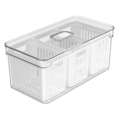 Imagem da oferta Organizador Clear Fresh 5L com 3 Cestos - OU