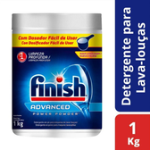 Imagem da oferta Advanced Detergente Em Pó Para Lava Louças 1kg Finish