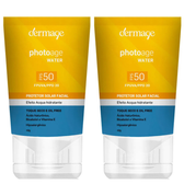 Imagem da oferta Kit Dermage Photoage Water com 2 Unidades Protetor Solar Facial FPS50 40g