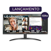 Imagem da oferta Monitor LG 29 UltraWide 29WQ500B Tela IPS Full HD 1ms MBR 100Hz AMD FreeSync sRG9 Substitui 29WK600