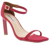 Imagem da oferta Sandália Bebecê Salto Geométrico Detalhe Tiras Nobuck Pink