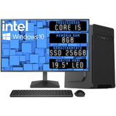 Imagem da oferta Computador Completo 3green Desktop Intel Core i5 8GB Monitor 19.5" HDMI SSD 256GB Windows 10 3D-083
