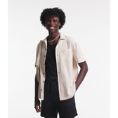 Imagem da oferta Camisa Relaxed em Tricoline com Textura e Bolso Frontal