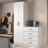 Imagem da oferta Cômoda Sapateira 4 Gavetas 2 Portas Larissa Yescasa