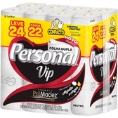 Imagem da oferta Papel Higiênico Folha Dupla Personal VIP Branco - 24 Unidades