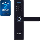 Imagem da oferta Fechadura Digital de Embutir com Biometria Elsys ESF-DE2000B Preta - Abertura via Biometria e Senha Numérica