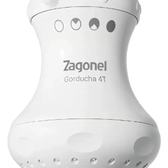 Imagem da oferta Ducha Elétrica Fixa 4 Temperaturas Zagonel Gorducha 5700W 220V Branca