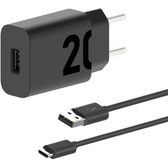 Imagem da oferta Motorola Carregador Turbo Power 20W Cabo 1 Metro Porta USB-A Cabo USB-C