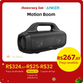 Imagem da oferta Anker Soundcore Motion Boom caixa de som bluetooth outdoor com drivers de titânio tecnologia BassUp IP