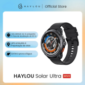 Imagem da oferta Haylou solar ultra gps relógio inteligente 1.6 "display amoled 60hz taxa de atualização chamadas bluetooth 5atm resis