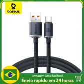 Imagem da oferta Baseus Cabo USB Tipo C 100 W PD de Carregamento Rápido