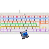 Imagem da oferta Redragon K568W-R (PT-BLUE) Teclado Mecânico Gamer Dark Avenger Rainbow Switch Branco Lunar White