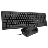 Imagem da oferta Teclado e Mouse Rise Mode Office OF 01 USB ABNT2 Preto - RM-TM-01-FB