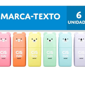 Imagem da oferta Marca Texto Fun Mini CIS - Estojo com 6 cores Pastel
