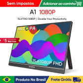 Imagem da oferta NOVO ARZOPA 15.6 inch Monitor Portátil FHD 1080P IPS USB-C Mini-HDMI Segunda Tela E