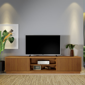 Imagem da oferta Rack Para Tv De Até 75 Polegadas Mavaular Ripado 2 Portas Logan