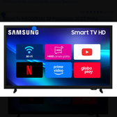 Imagem da oferta Smart Tv H5000f Hd 32 Polegadas 2025 Preto Samsung Bivolt