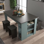 Imagem da oferta Mesa de Jantar 4 Lugares Esmeralda - Deibe Móveis