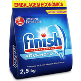 Imagem da oferta Detergente para Lava Louças em Pó Finish Advanced Limpeza Profunda - 2,5kg