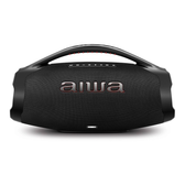 Imagem da oferta Caixa de Som Boombox Plus AIWA BBS-01-B 200W Bluetooth 30H IP66 USB Preto