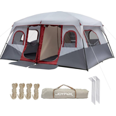 Imagem da oferta Barraca Camping Família Acampamento 8 10 Pessoas com Grande Varanda 2 Quartos 1 Sala de Estar Tenda Família à Prova D