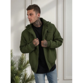 Imagem da oferta Casaco Gata Rebelde Plus Size Forrada Capuz - Masculino