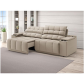 Imagem da oferta Sofá 3 Lugares Retrátil Reclinável Velosuede Quebec Next Sofás