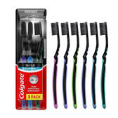 Imagem da oferta Escova de Dente Colgate Slim Soft Black Com Infusão de Carvão 6 unid