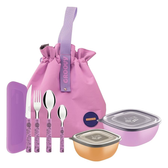 Imagem da oferta Kit Marmita com Bolsa Térmica Tramontina Groovy Breakfast 8 Peças