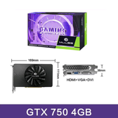 Imagem da oferta Mllse gtx 750ti 4gb placa gráfica gddr5 128bit hdmi dvi vga pci-e 3.0 geforce gpu gtx 750ti placa de vídeo para jogos