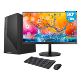Imagem da oferta Computador Completo Fácil Office Intel Core I5 4570 4ª Geração 16gb Ram 240gb Ssd Monitor 20 75hz Hdmi Windows 10 Pr