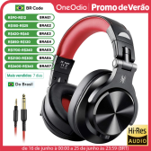 Imagem da oferta Oneodio a71 com fio sobre a orelha fone de ouvido com microfone estúdio dj fones de ouvido