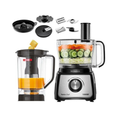 Imagem da oferta Multiprocessador de Alimentos Mondial Turbo Chef 9 em 1 com 2 Velocidades + Pulsar 1000W - MPN-01-BF