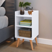 Imagem da oferta Mesa de Cabeceira para Cama Box Compacto C/ Prateleira Max