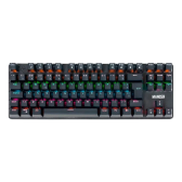 Imagem da oferta Teclado Mecanico Mancer Shade Mk3 Rainbow Switch Vermelho
