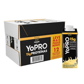 Imagem da oferta YoPRO Bebida Láctea UHT Banana 15g de proteínas 250ml - 12 unidades