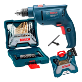 Imagem da oferta Furadeira Industrial Impacto Rev 450w Gsb 450 Re Bosch 220v + Kit